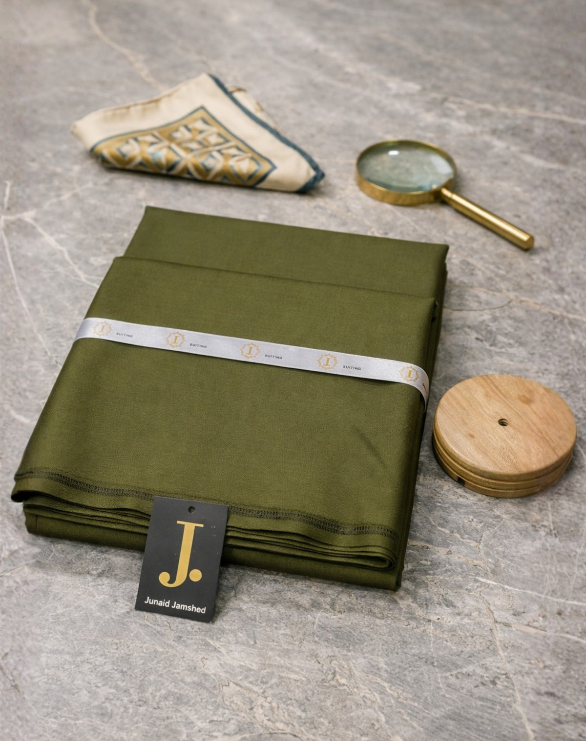 Shalwar Kameez - Olive - Wash & Wear