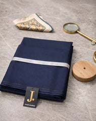 Shalwar Kameez - Navy Blue Plain - Wash & Wear